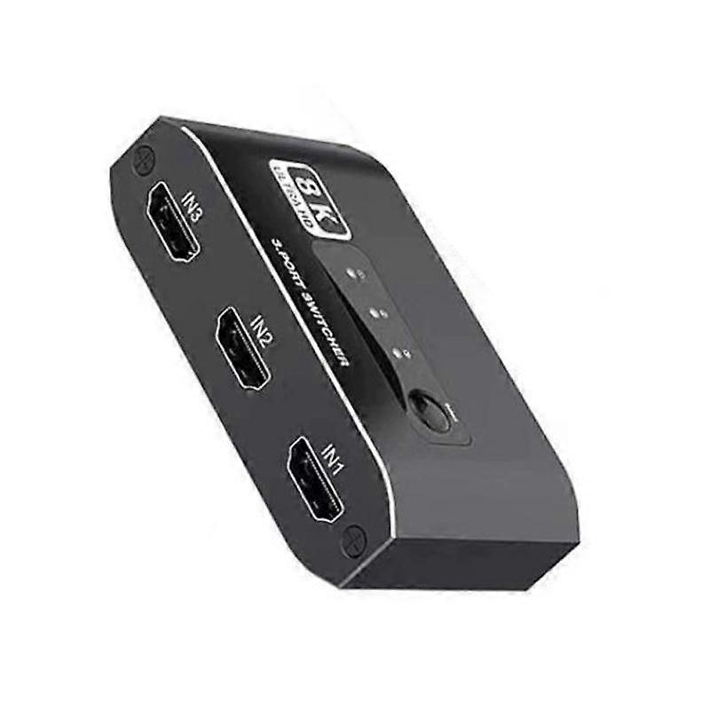 Q8Q3-2 8K 3 In 1 Out HDMI 2.1 Video Switcher 4K 120Hz HDMI Switch