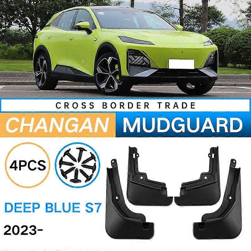 con Applicable To Chang'an Dark Blue Deep Blue S7 2023 Fender Car Tire Splasher