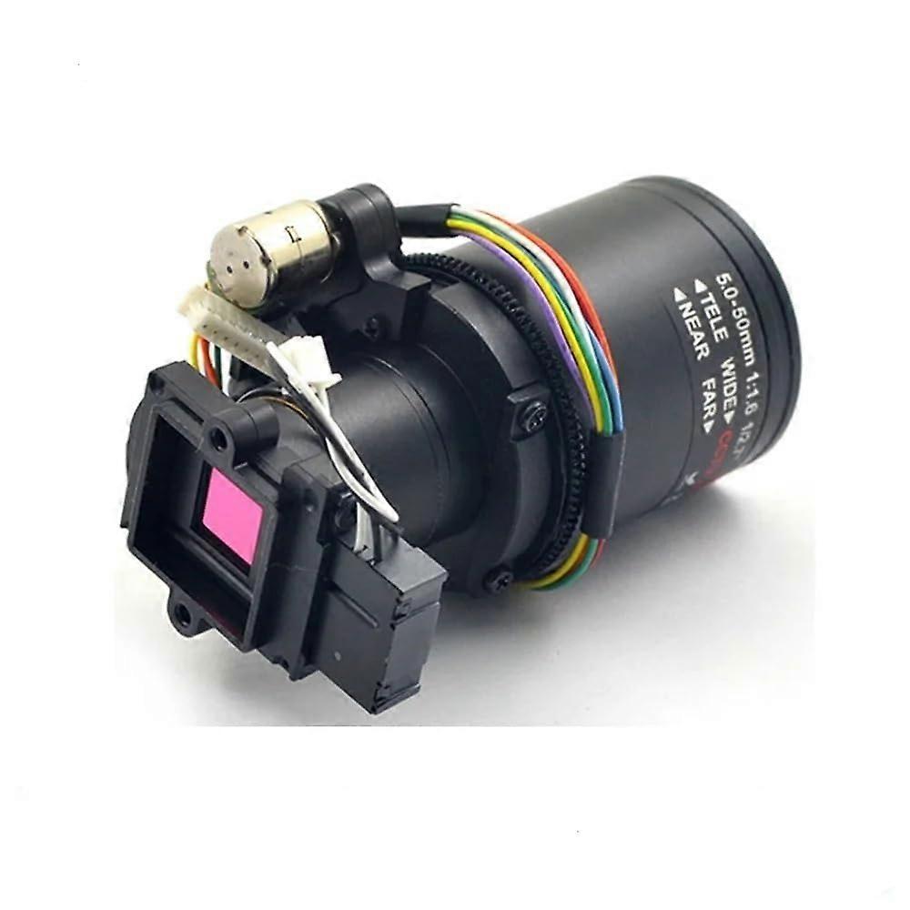 2MP Motorized Zoom Lens 5-50mm D14 DC IRIS - Long Distance Viewing Angle with Zoom/Focus for 1080P/5MP AHD/IP Cameras