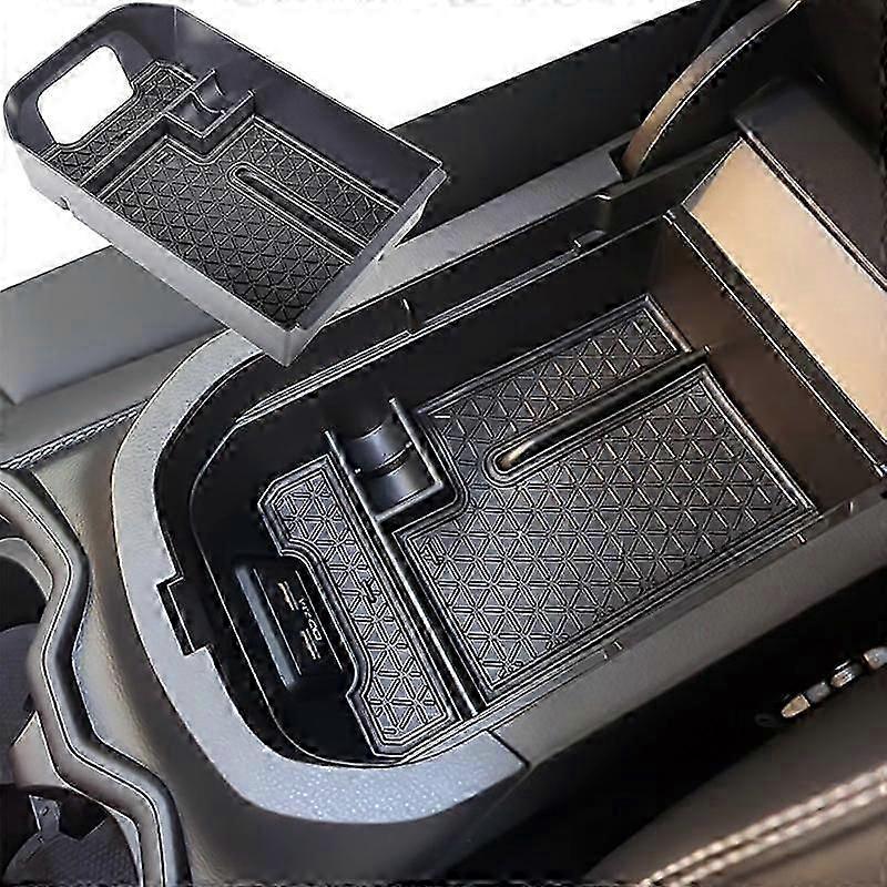 Center Console Organizer Compatible For Toyota Rav4 2023 2022 2021-2019 Hidden Storage Tray Behind Screen Dash Console Organizer