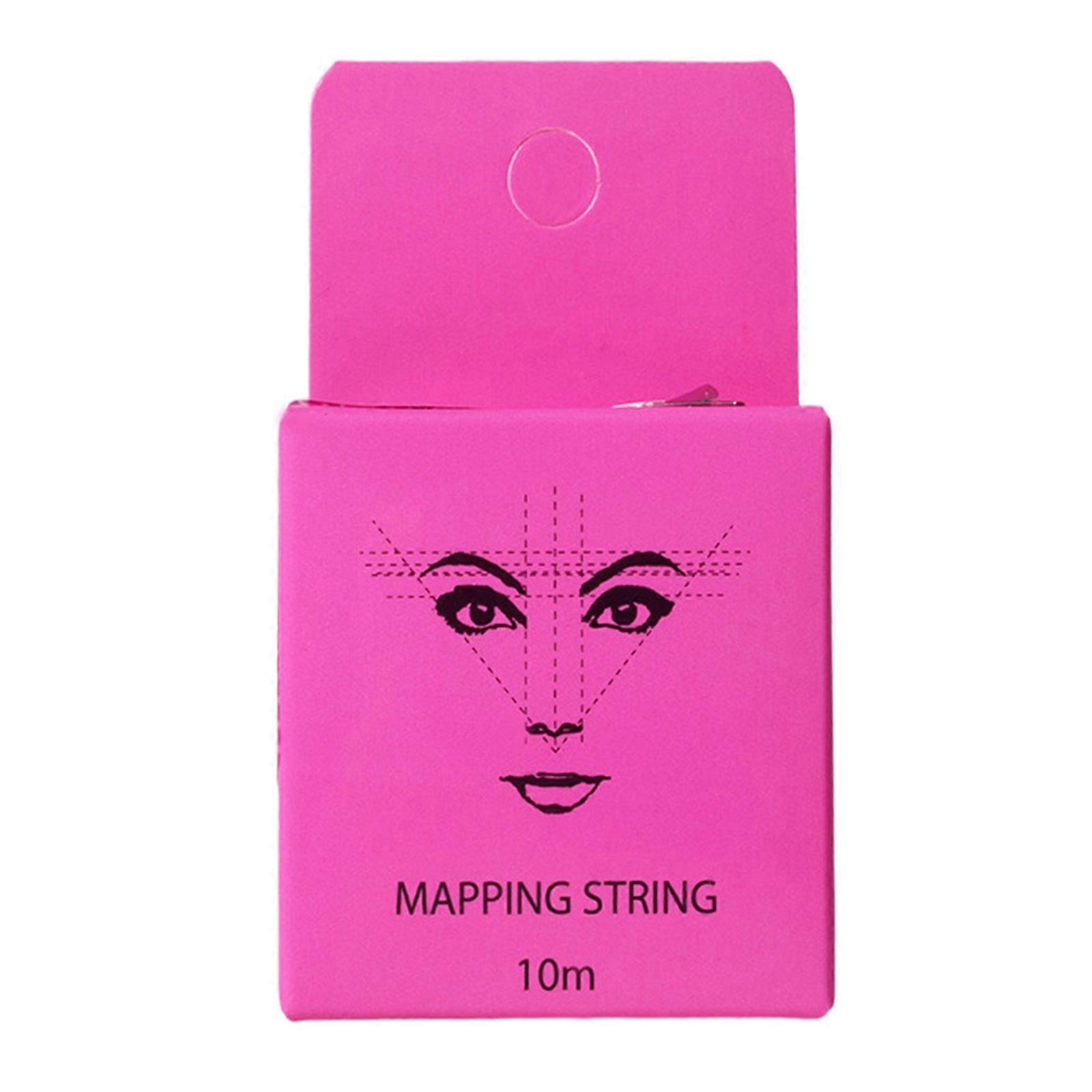 Pre Inked Mapping String PMU Kit Microblading Brow Mål Posisjonering Thread