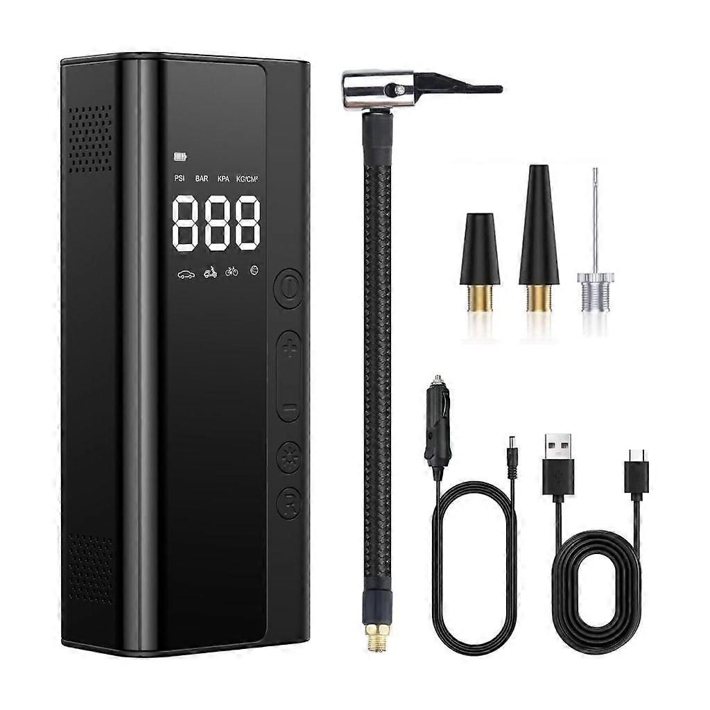 Car Electric Air Compressor Wireless Portable Pump Inflator Tyre Digital Display