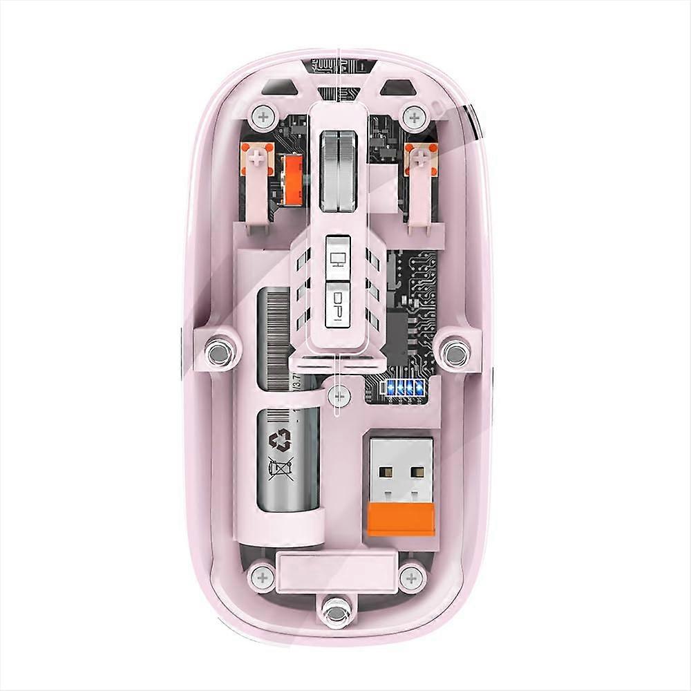 Transparent Mouse Rechargeable Mouse High-end PixArt 3065 IC Design 1600DPI Adjustable