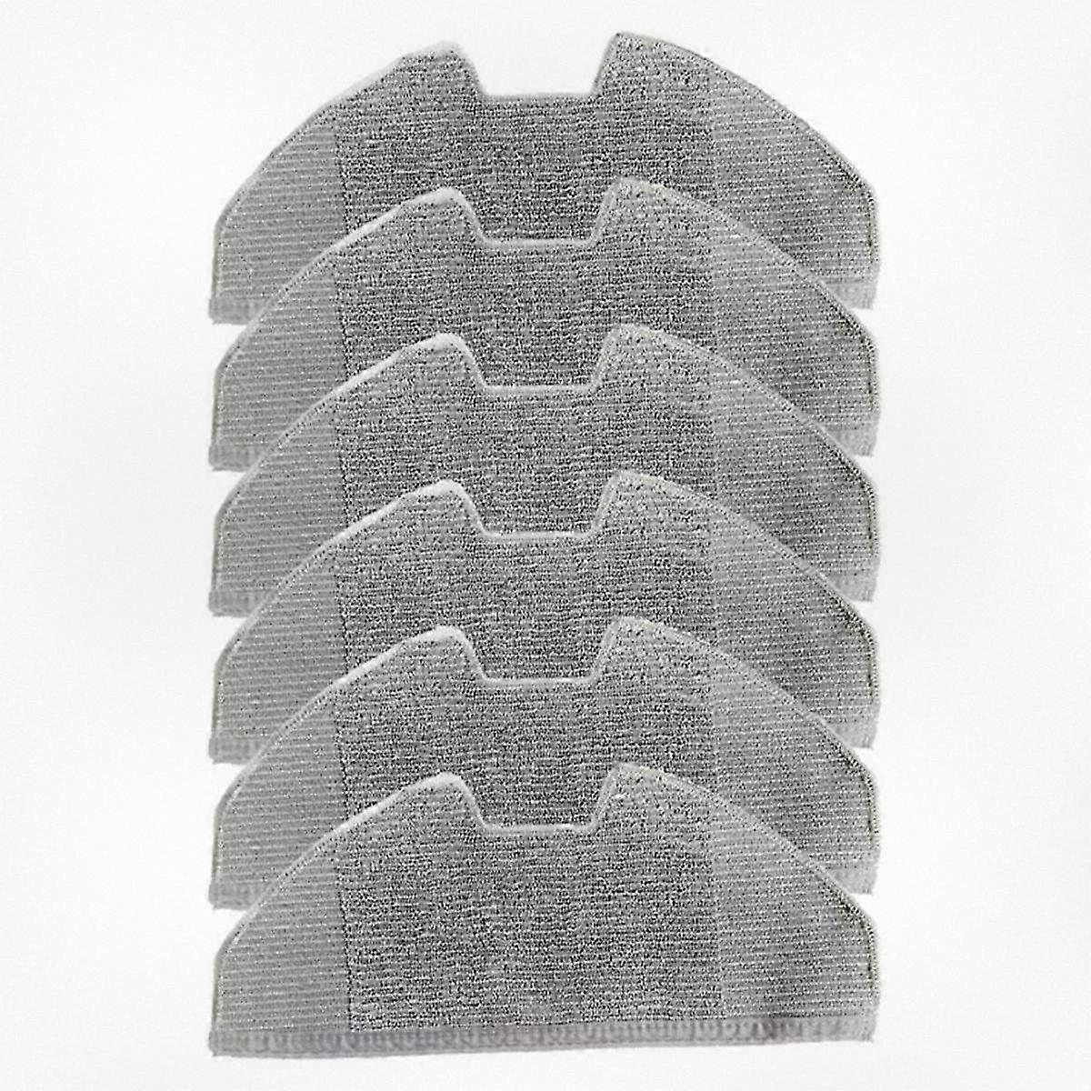 6pcs Washable Mop Pads Compatible with X8 Pro Series Robot Vacuum Cleaner, Reusable Replacement Mop Cloths