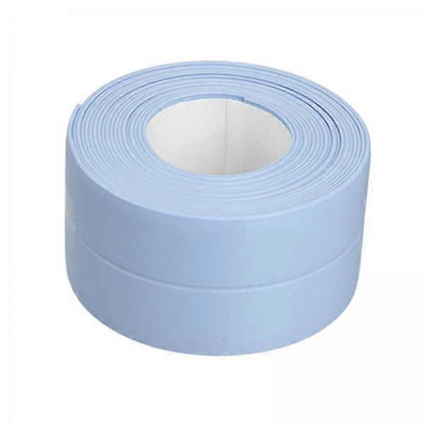 2xPVC Caulk Tape Self Caulk Strip Sealing Tape Waterproof Light Blue