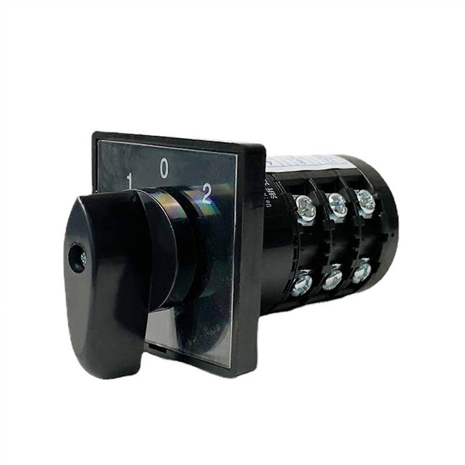 Rotary Cam Combination Switch HZ5B20/3 Universal Changeover Switches 20A 3 Poles 3 Positon Control Dual Power