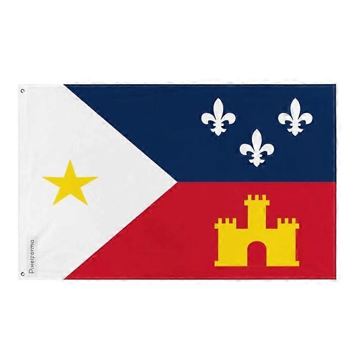 Flag of the Acadians of Louisiana – 96 x 144 cm – Polyester – Eyelets made of iron – Durable