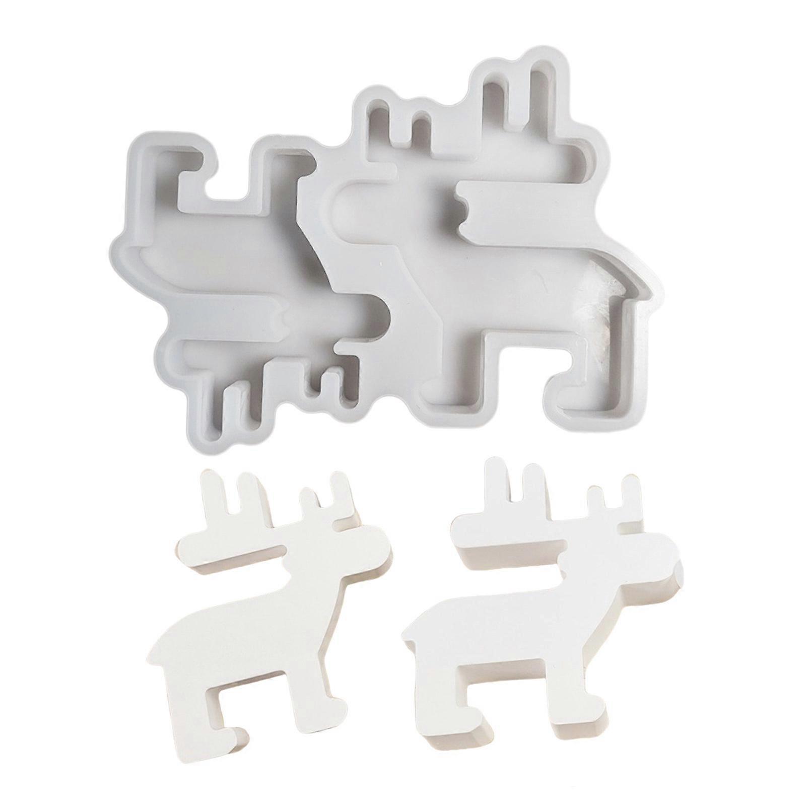 تصاميم جميلة قالب سيليكون قوي للشموع والصابون صياغة محمولة لهدايا عيد الميلاد المصنوعة يدويا والحلي