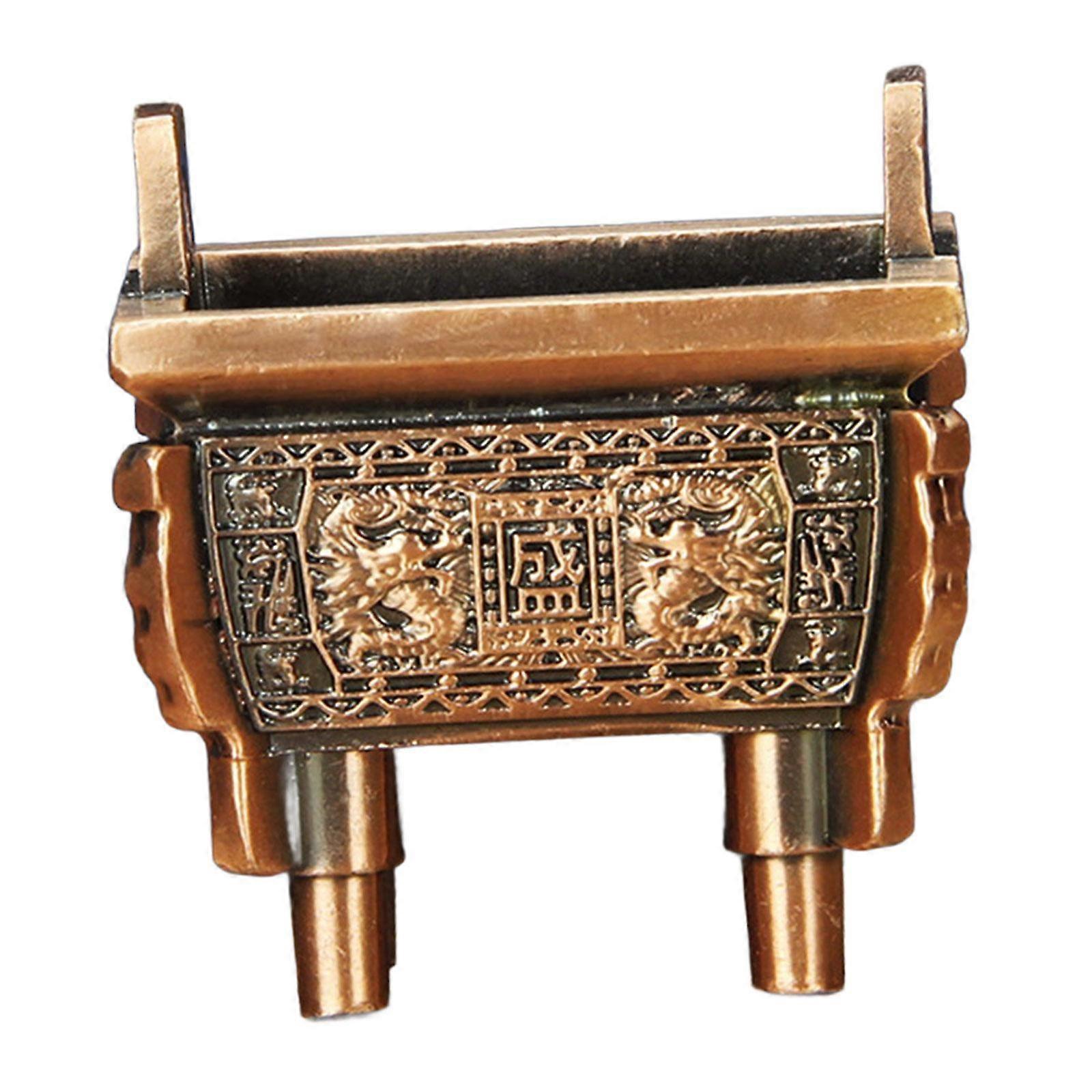 Chinese Mini Cauldron Incense Burner Incense Holder Decorative Tabletop