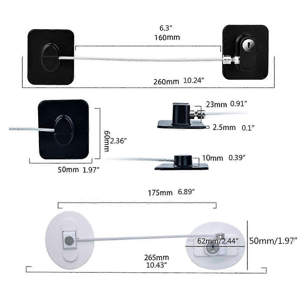Kids Baby Security Locking Keyed Opening Restrictor Children for Protection Prevent Children Falling Window Lock Safety