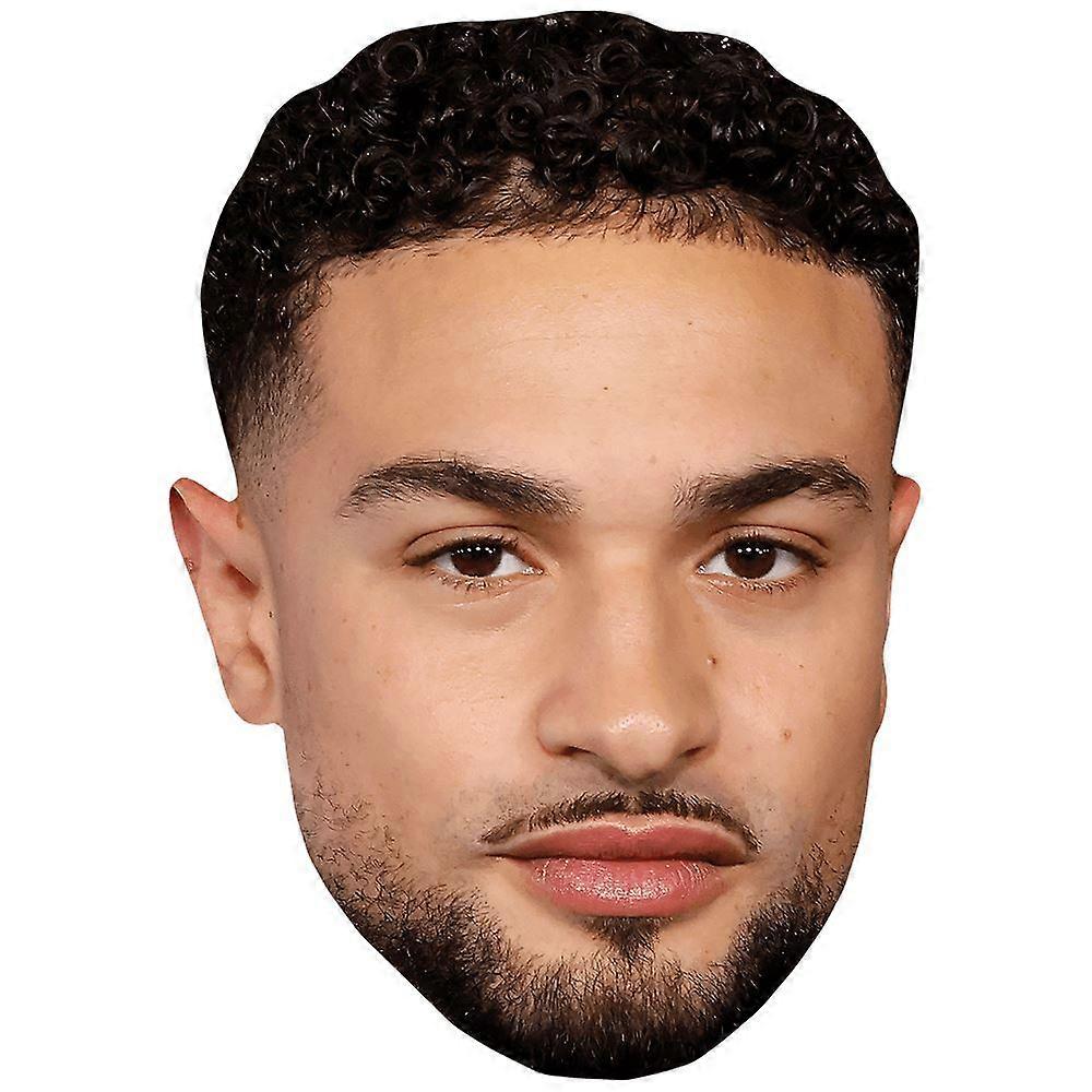 Miguel Harichi (Beard) Celebrity Mask, Flat Card Face