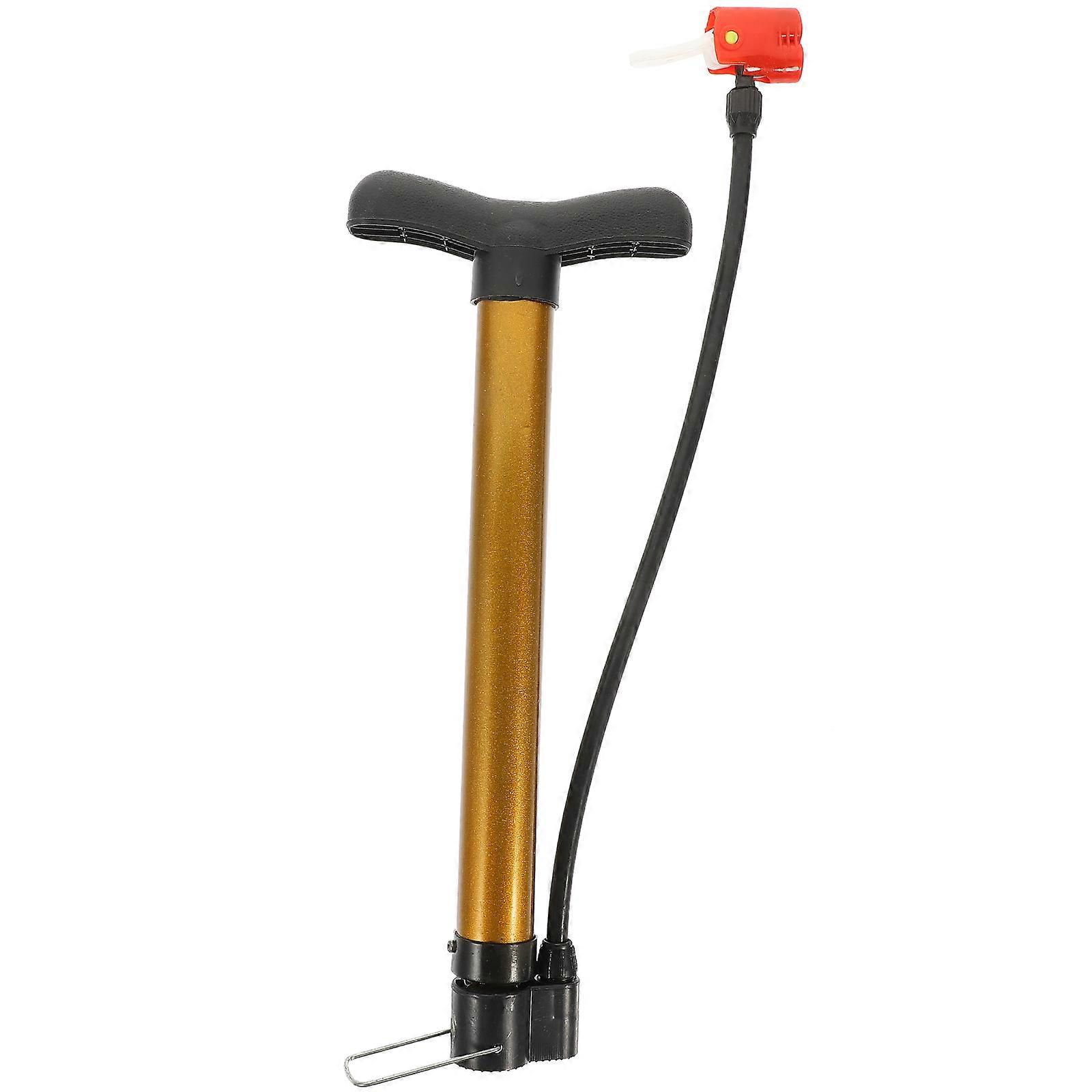 Portable Bike Pump Foot Pedal Inflator for Bicycle Tires and Sports Balls, Durable Plastic and Alloy Construction, Compact Leak Proof Design for