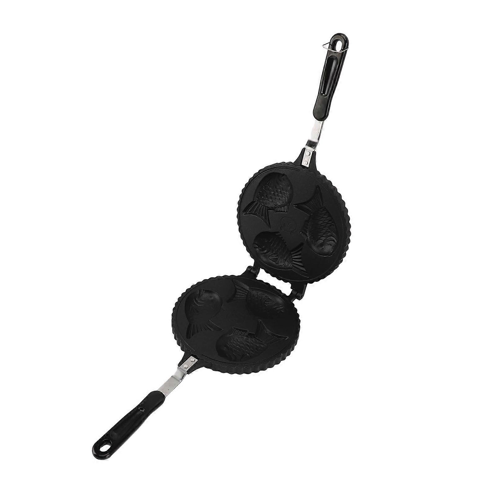 Taiyaki Pan Nonstick with Long Handle Pancake Maker for Party Dorm Outdoor