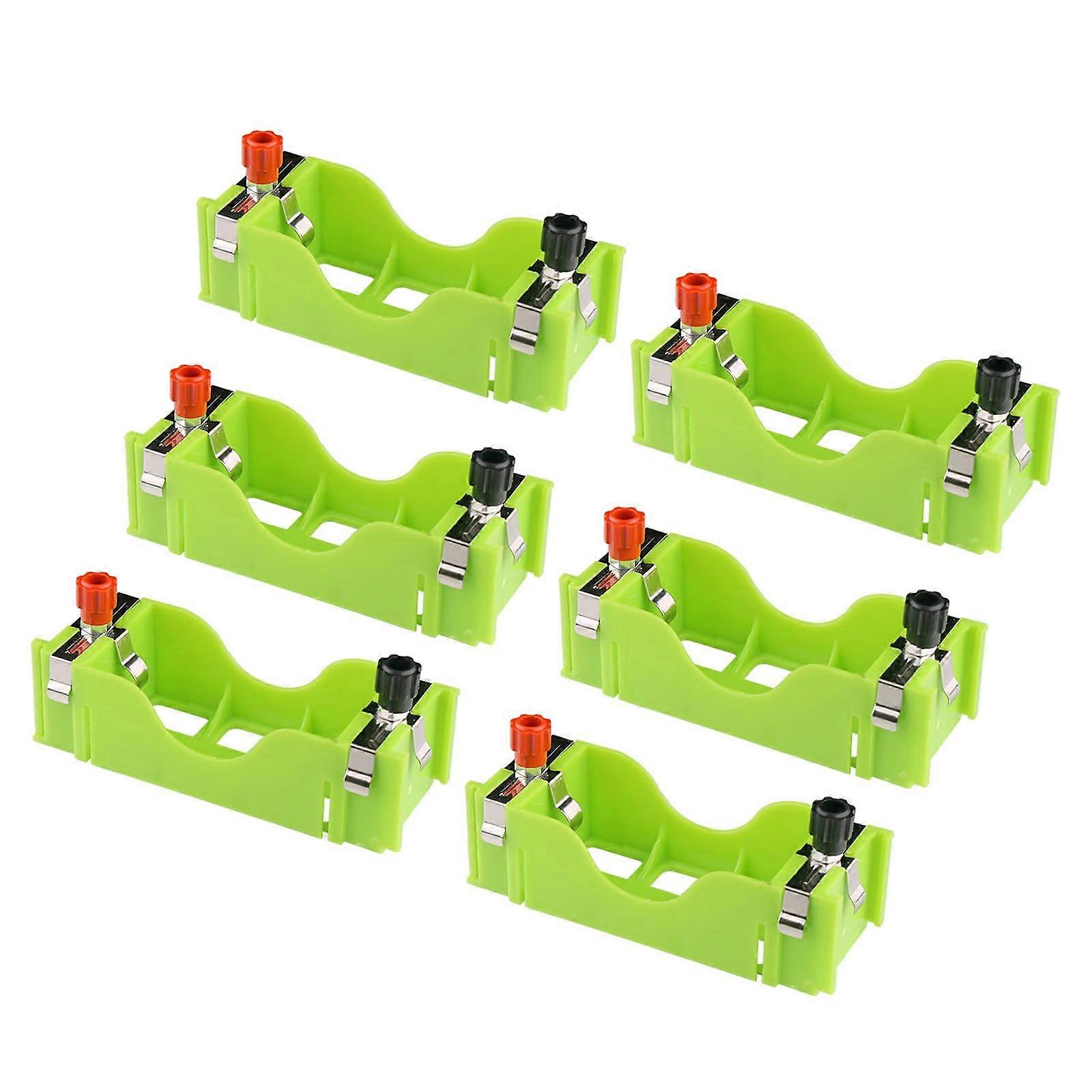 Large Battery Chamber Batteries Case Electricity Experiment Batteries Holder Box for Physics Lessons Pack of 6