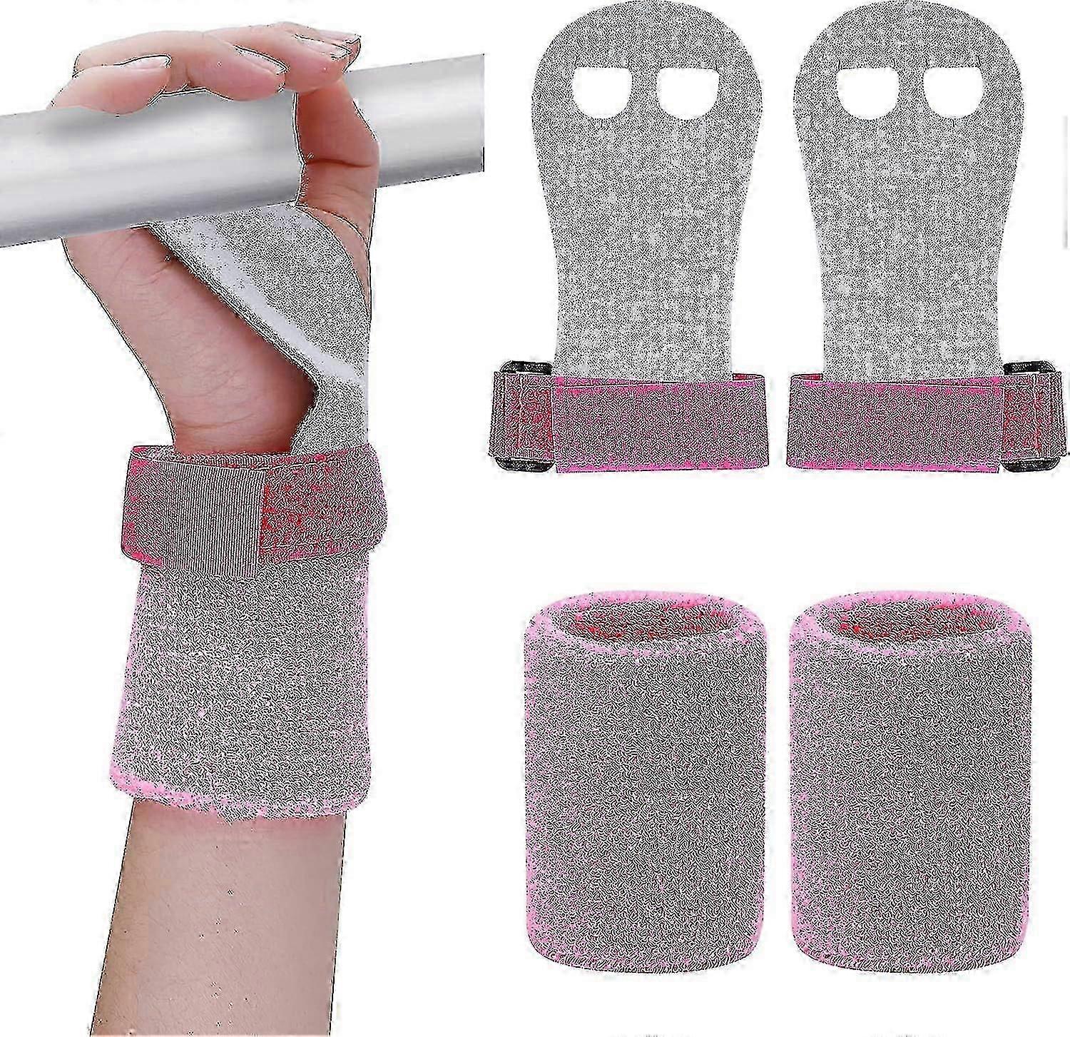 2pcs enfants gymnastique poignées bracelets ensemble pour l’entraînement et l’exercice