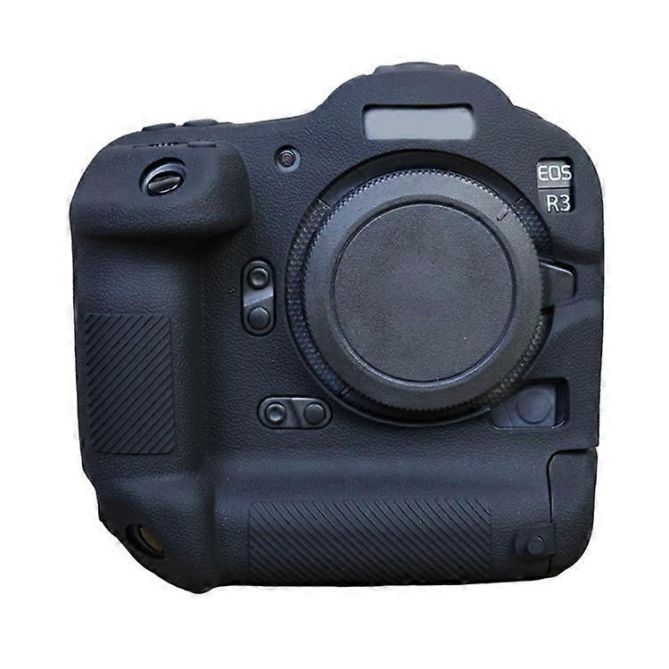 Drop Protection Flexible Silicone Protective Case Compatible For Canon EOS R3 Camera, Anti-scratch Anti-drop Cover