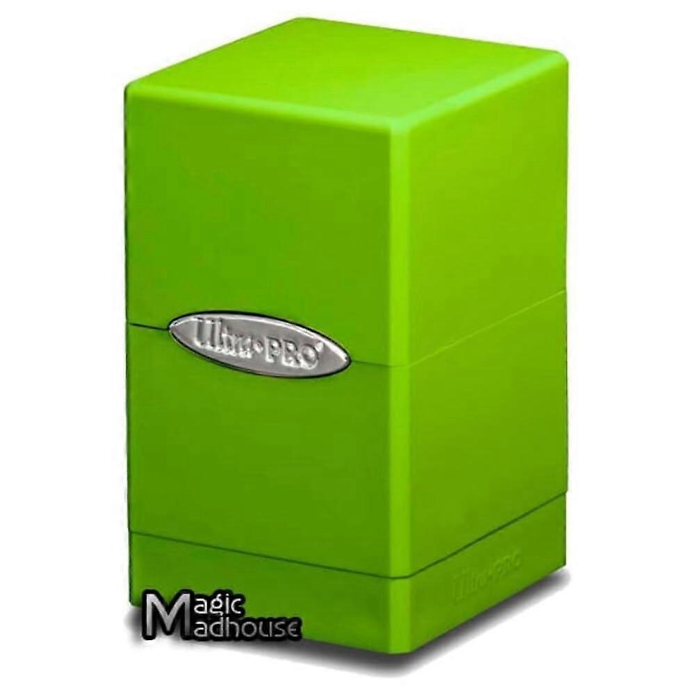 Ultra Pro Lime Green Σατέν Tower Deck Κουτιά