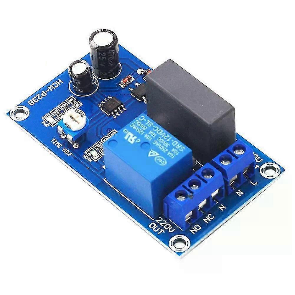 AC 220V Timer Relay Delay Switch Module Input/Output Delay Off Switch Module Adjustable Timing Turn Off Board rele temporizador