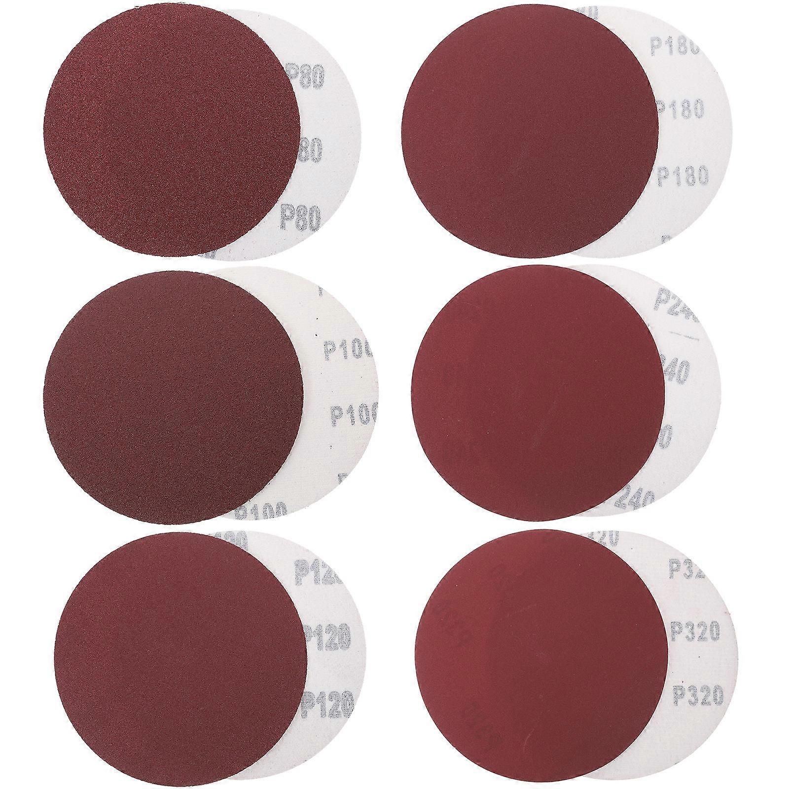 Wood Sanding Discs Polishing Pads Instrument Sanding High-Strength Material 60Pcs