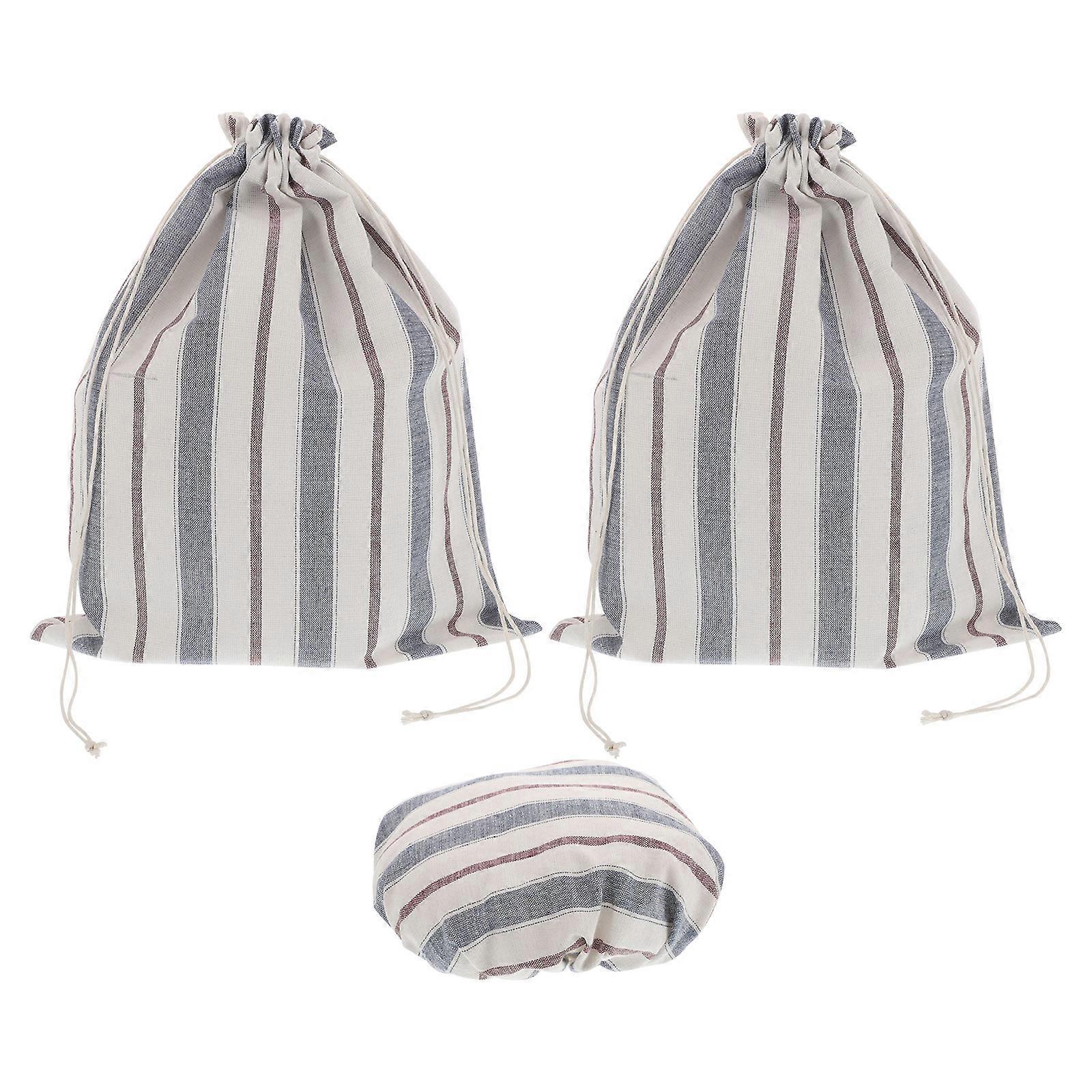 Bread Bags With Ties Bread Bag and Bowl Cover Set Bakers Drawstring Closure Rectangular 17.5X11.8X0.1in 1 Set