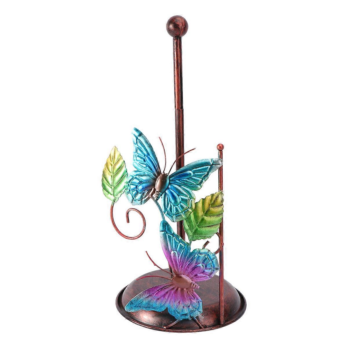 1Pc Desktop Napkin Holder with Wrought Metal in Minimalist Style