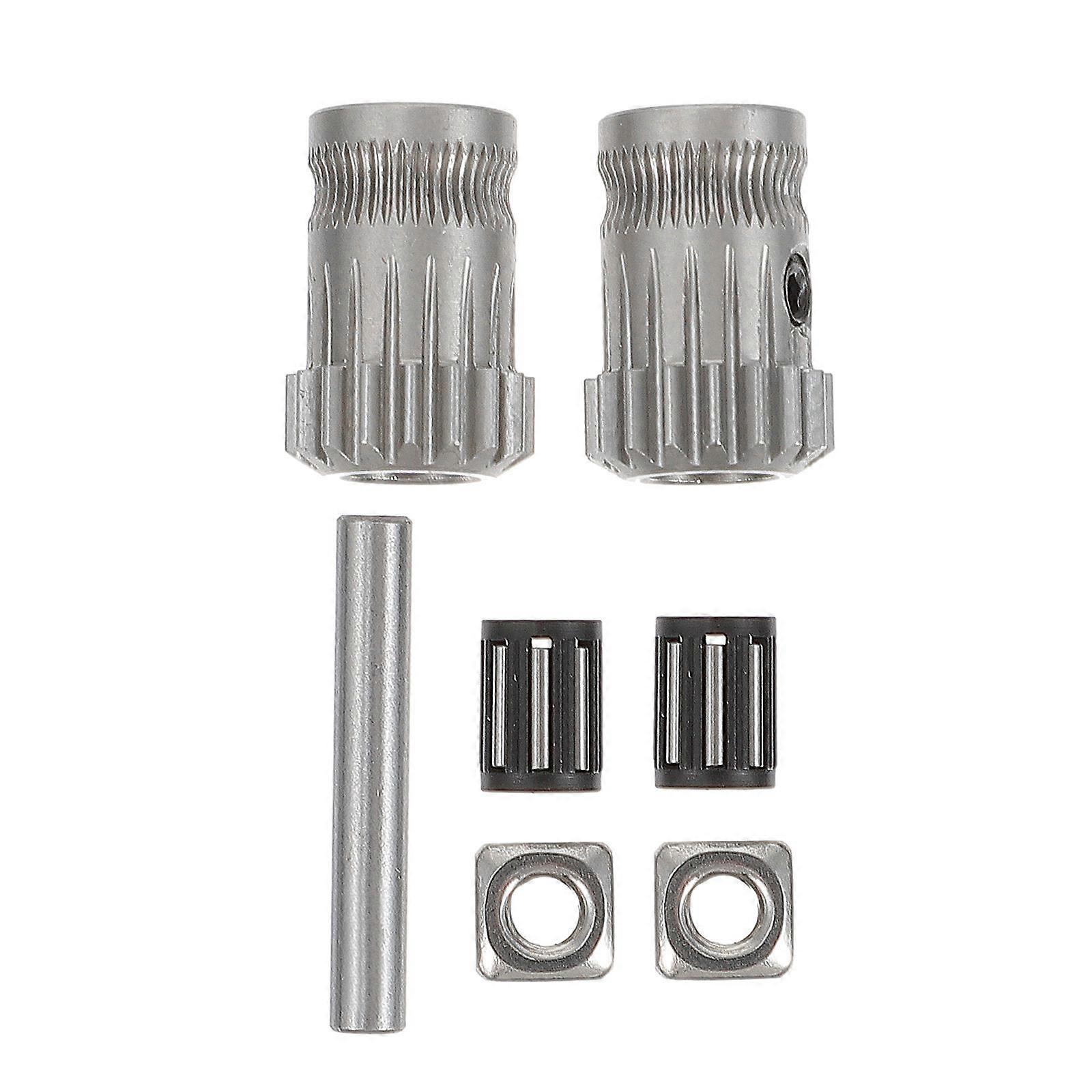 Extruder Gear Kit Set 3D Printer Users Drive Extruder 1.5X1CM Grip Aluminum 1Set