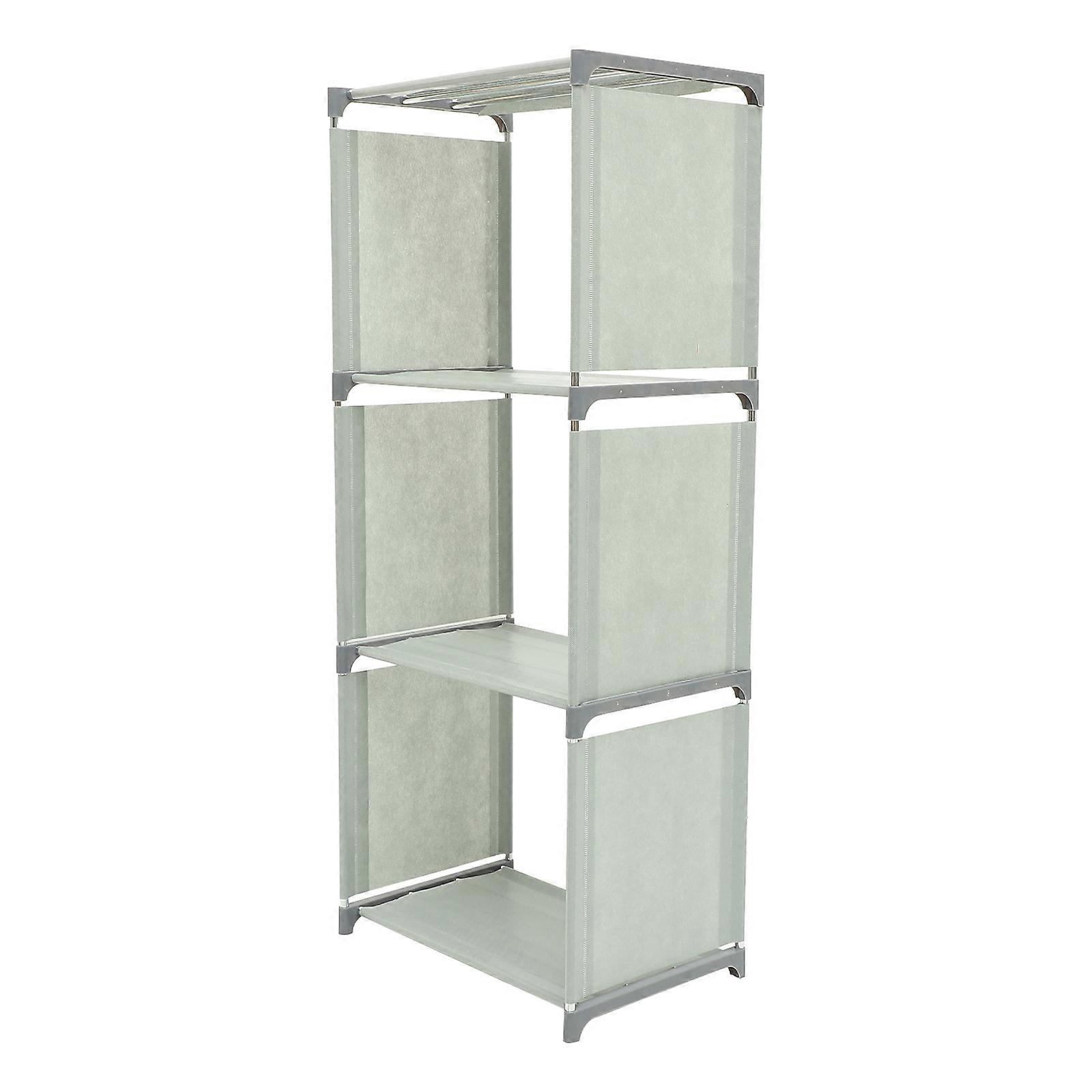 Steel Tube Non-Woven Fabric Bookshelf Space Saving Bookshelf For Home Use Office Use 93.00X41.00X27.00Cm 1Set