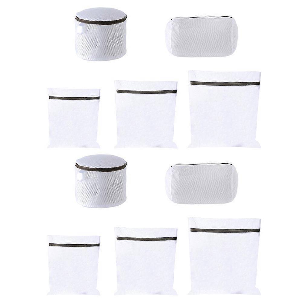 Washing Machine Net Bag Laundry Bag For Lingerie Minimize Color Bleeding Dryer Safe 50x60cm 10Set