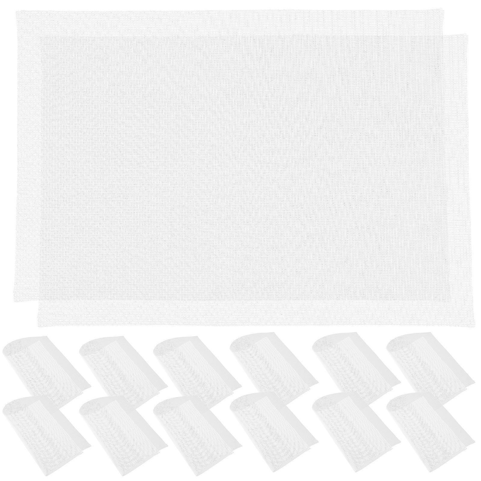 Bonsai Drainage Pad White Rectangular Leakage Prevention Plant Care 25Pcs