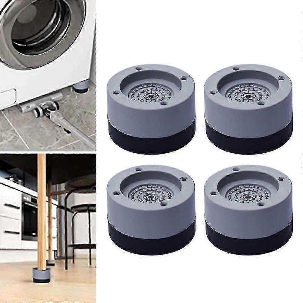 4pcs/set Anti Vibration Non-slip Pads Washing Machine Feet Noise Reducing Mats