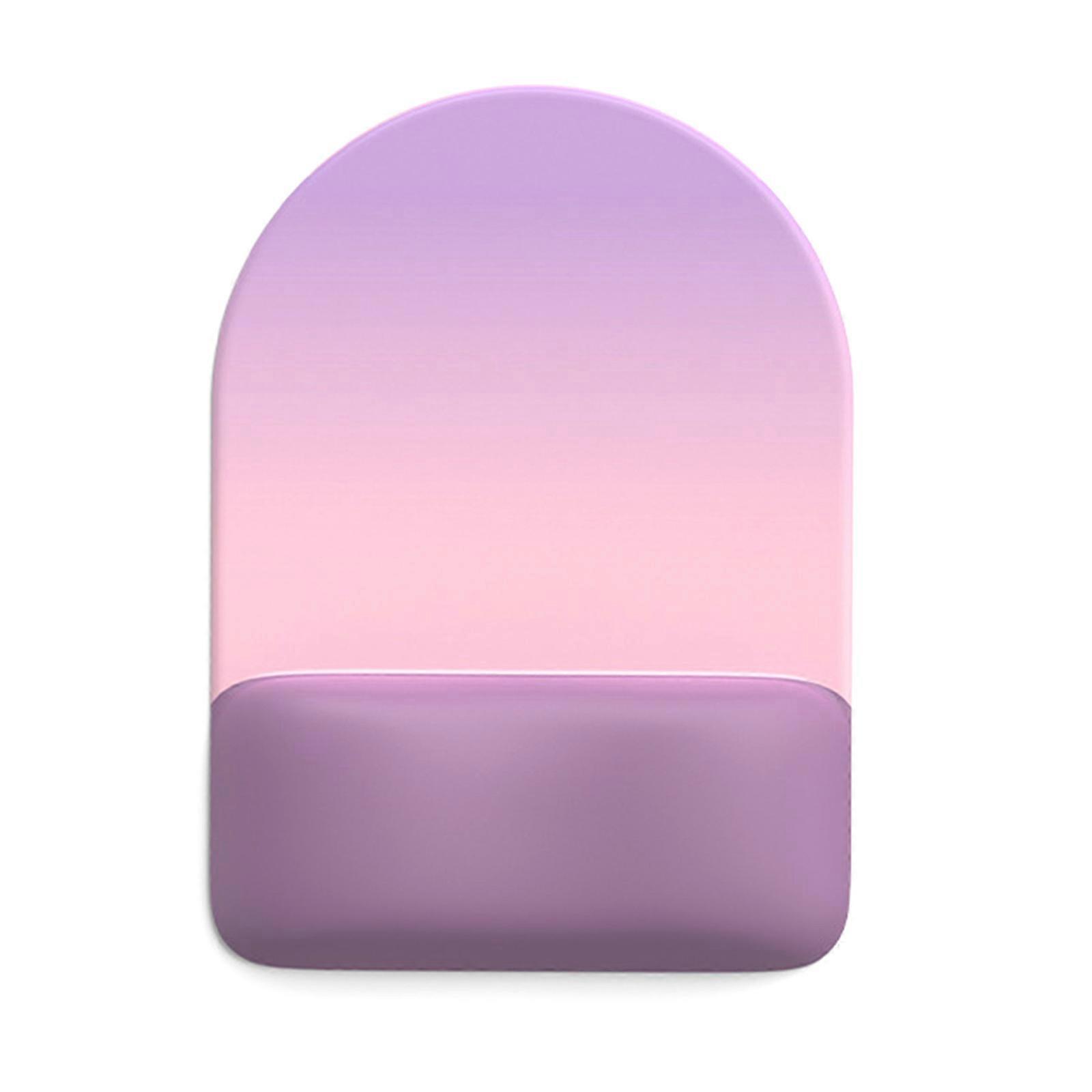 Ergonomic Gradient Half Circle Mouse Pad With Memory Foam Wrist Support Slip Proof Base And Precise Tracking For Gaming  Succulent grapes