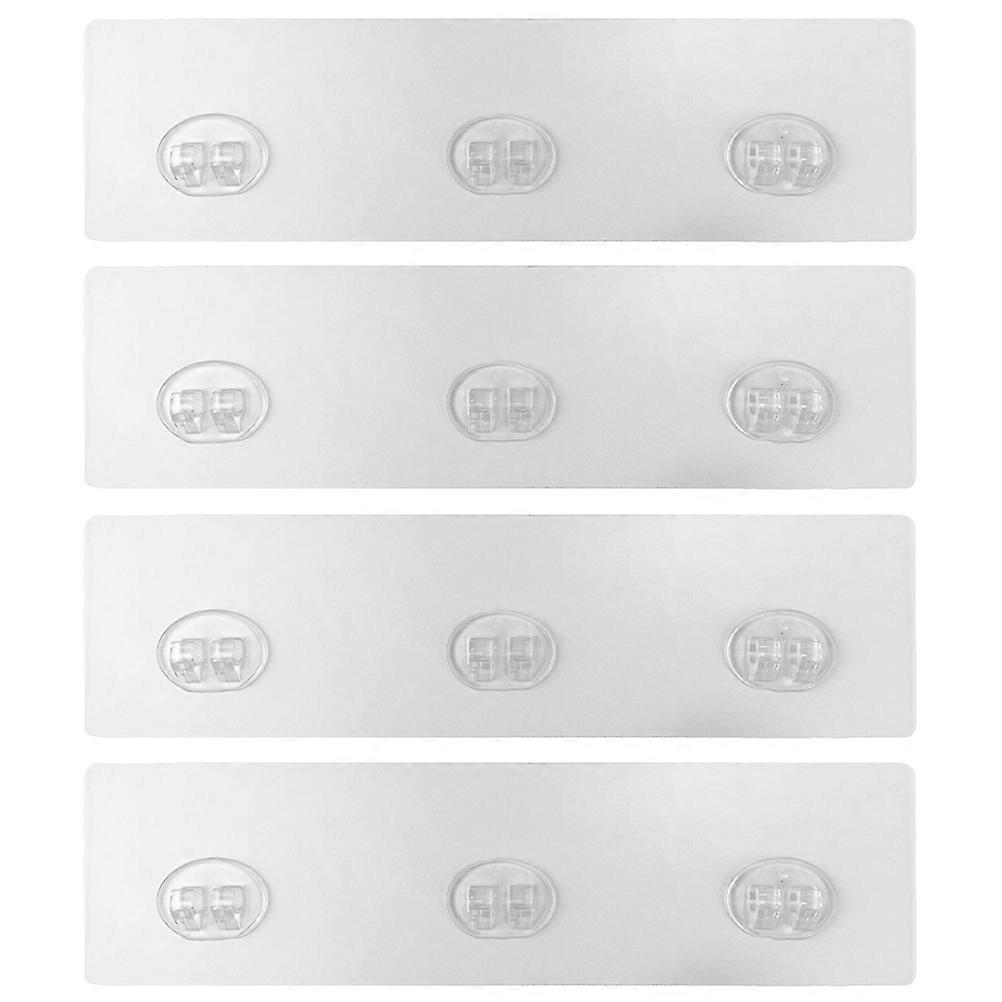 Hooks For Shower Shelf Strong Adhesive Bathroom Use 4Pcs