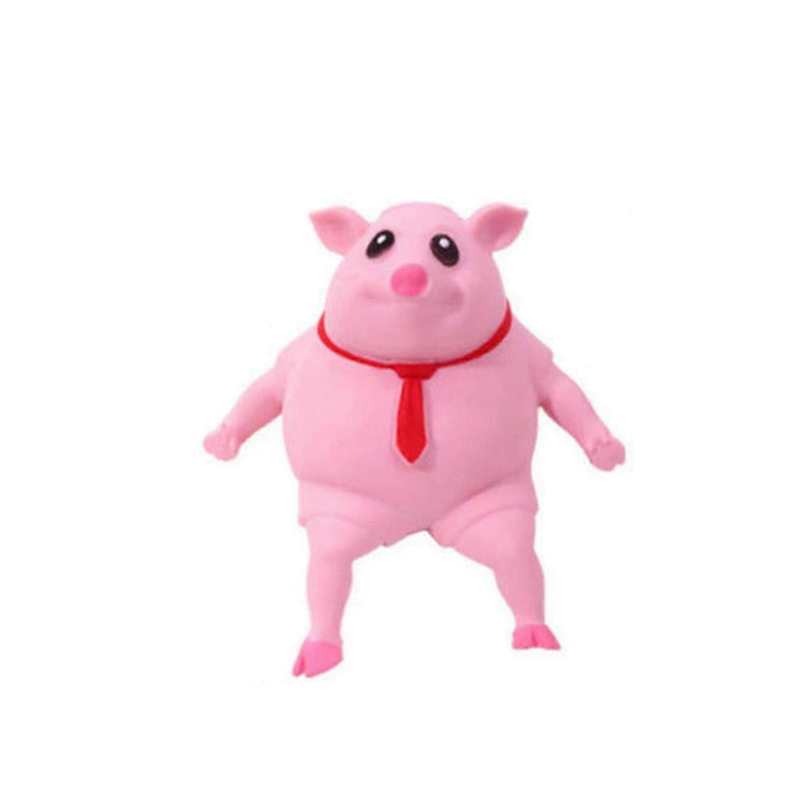 ピンクのピッグスクイーズおもちゃピッグスクイーズおもちゃかわいいピッグマン感覚ストレストイストレスリリーフおもちゃ子供と大人のためのおもちゃ
