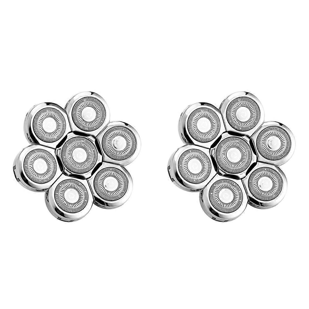 7D Electric Shaver Replacement Head Floating Beard Shaver Blade Head