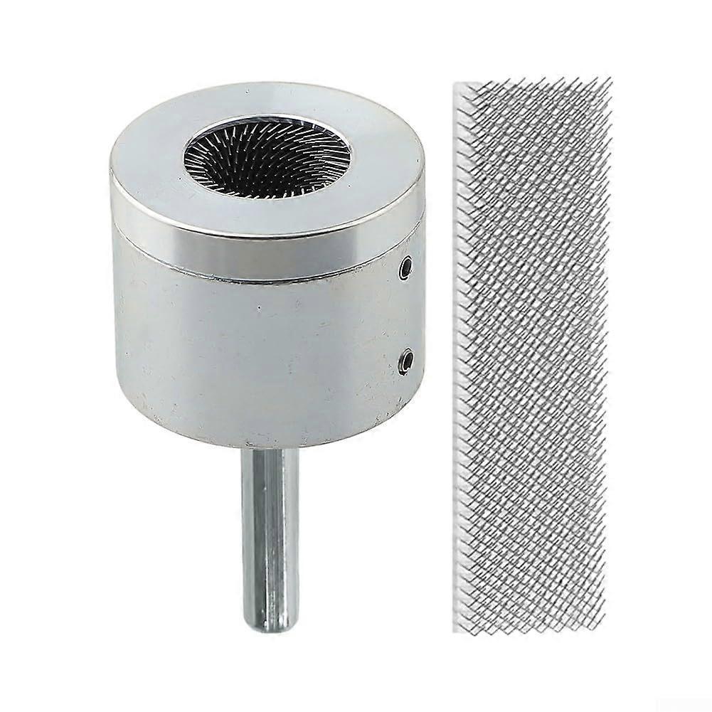 2 pièces Brosses de nettoyage de tuyaux en métal Outil d’ébavurage 15mm 22mm Nettoyeur de tuyaux pour perceuses électriques Outils de plomberie (22mm) 22 mm