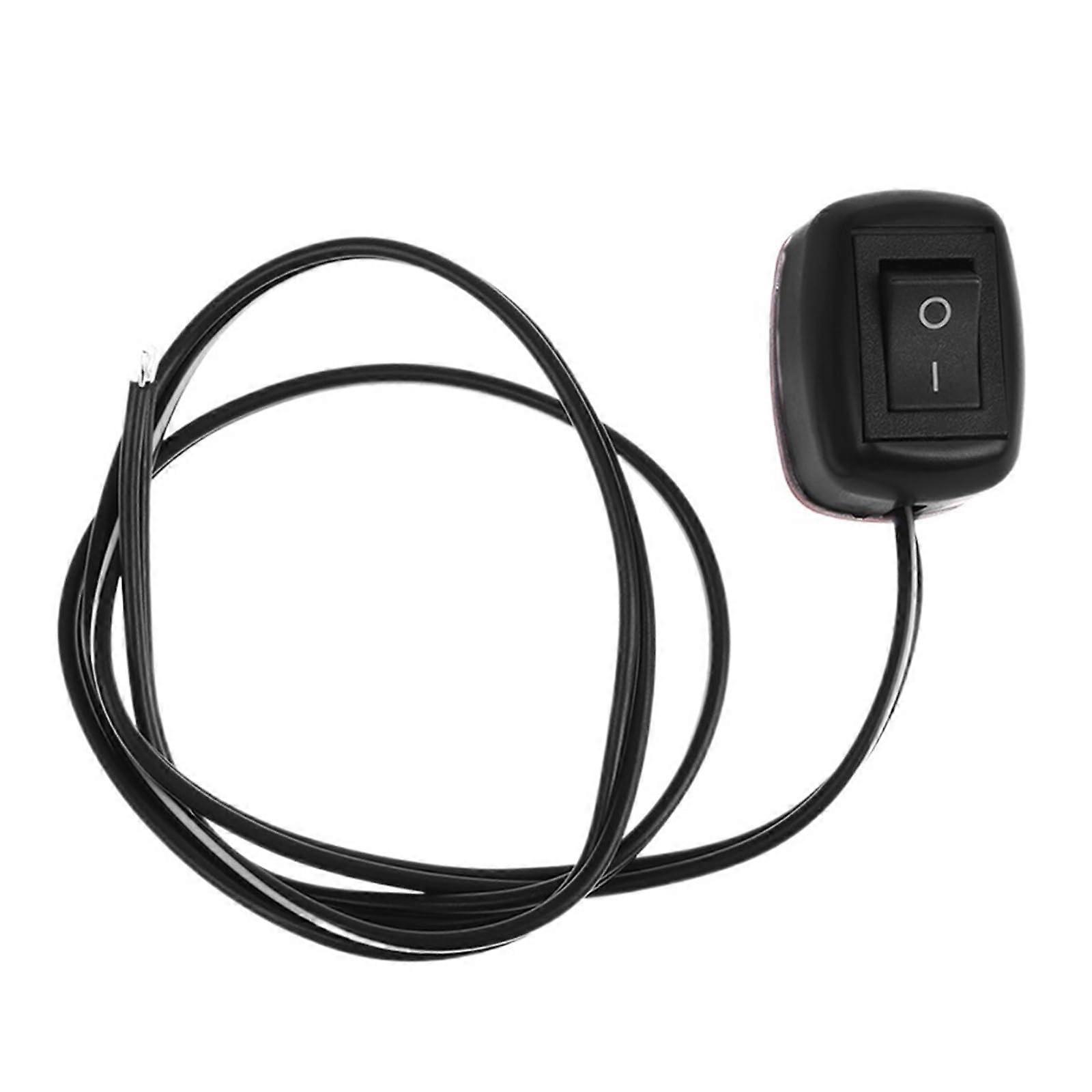 1PCS 12V Auto switch Selfadhesive toggle switch with cable 60cm suitable for DRL
