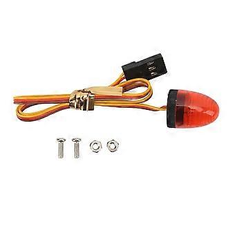 RC Police Light Round Simulation Ultra Bright RC Car LED Police Light 13x17mm for 1:10 RC Police Fire Ambulance Car Red