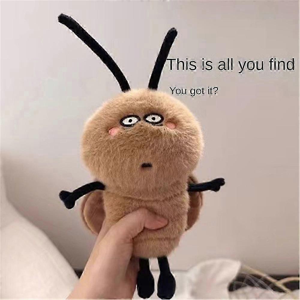 الإبداعية صرصور دمية لطيف مضحك أفخم اللعب مضحك عيد ميلاد الحاضر قلادة ديكور المنزل