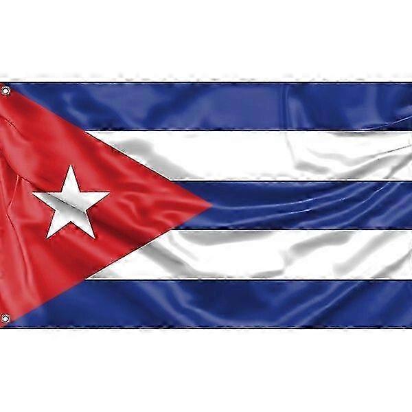 Cuba Flag with Unique Design, Available in 3x5 Ft and 4x6 Ft Sizes