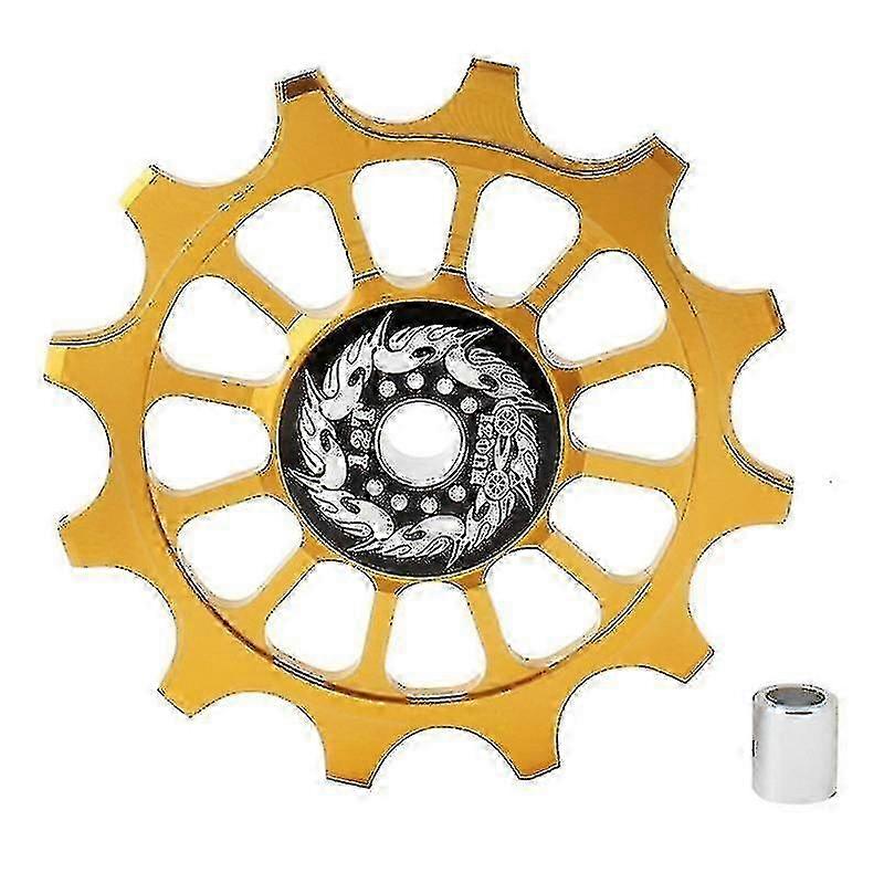 Universal Bicycle 12t Positive Negative Tooth Wheel Rear Derailleur with Ceramic Bearings