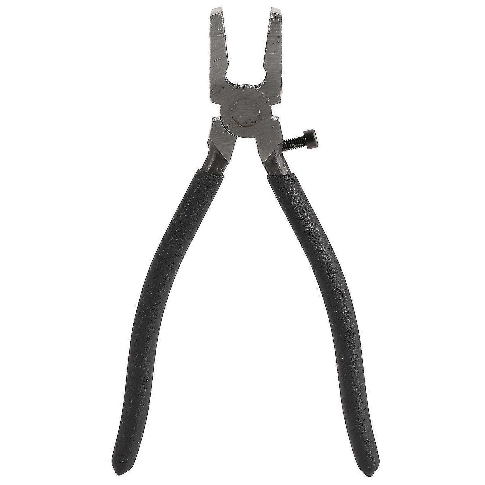 Ergonomic Design Glass Breaking Plier with Screw Adjustable Flat Nozzle Cutting Tools