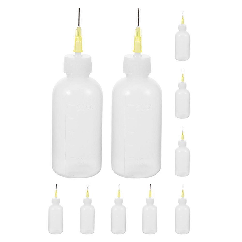 10pcs Pottery Glaze Bottles with Precision Applicator for Accurate Coating, Fine Tip Squeeze Bottles for Crafting, DIY Projects and Pottery Art