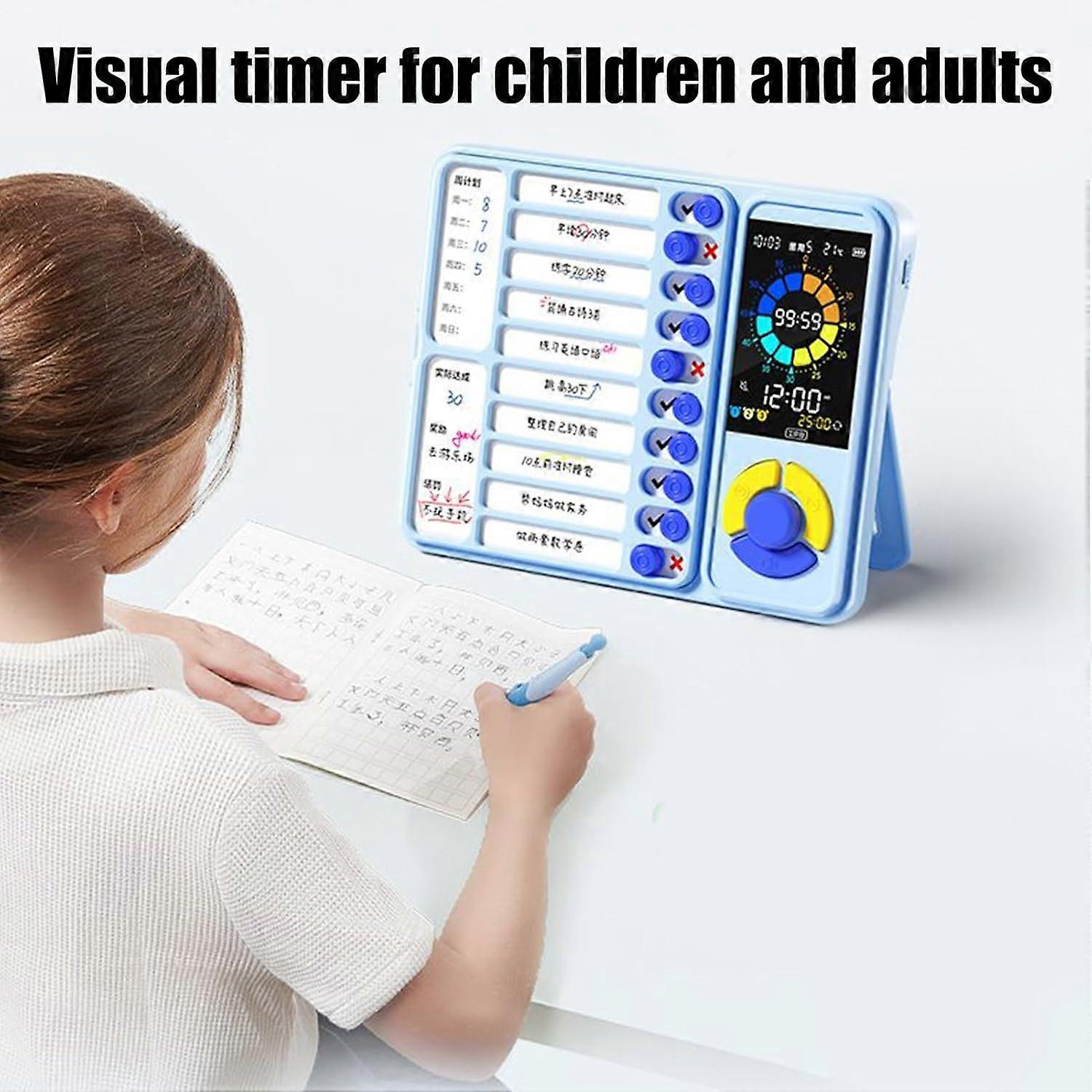 Visual Schedule Task Timer Chore Chart Board Daily Routine Planner for ...