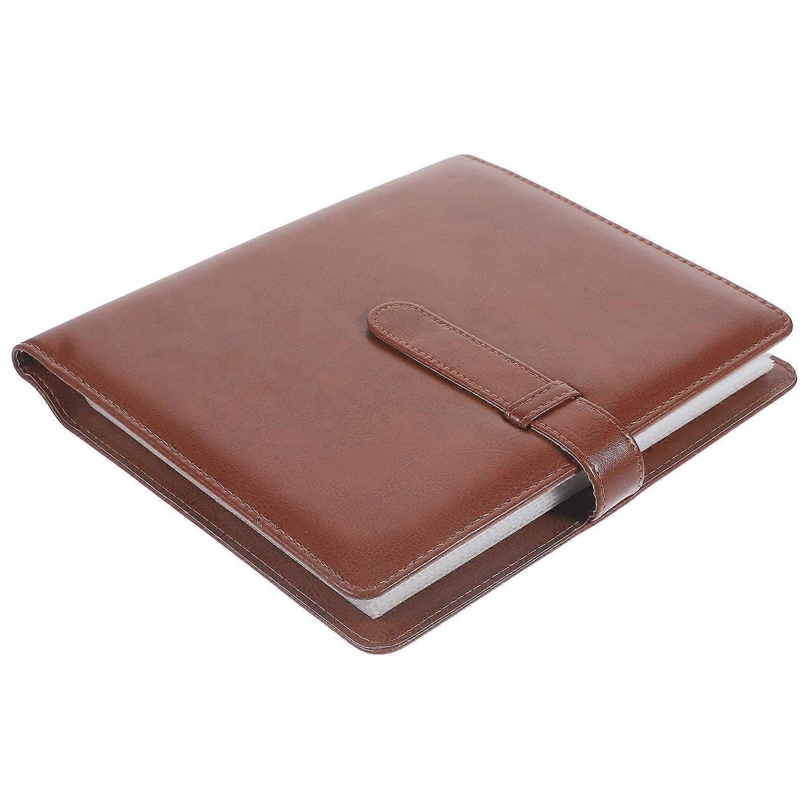 Small Picture Album Photo Book For Weddings Rectangular Shape Brown Color 1 Set