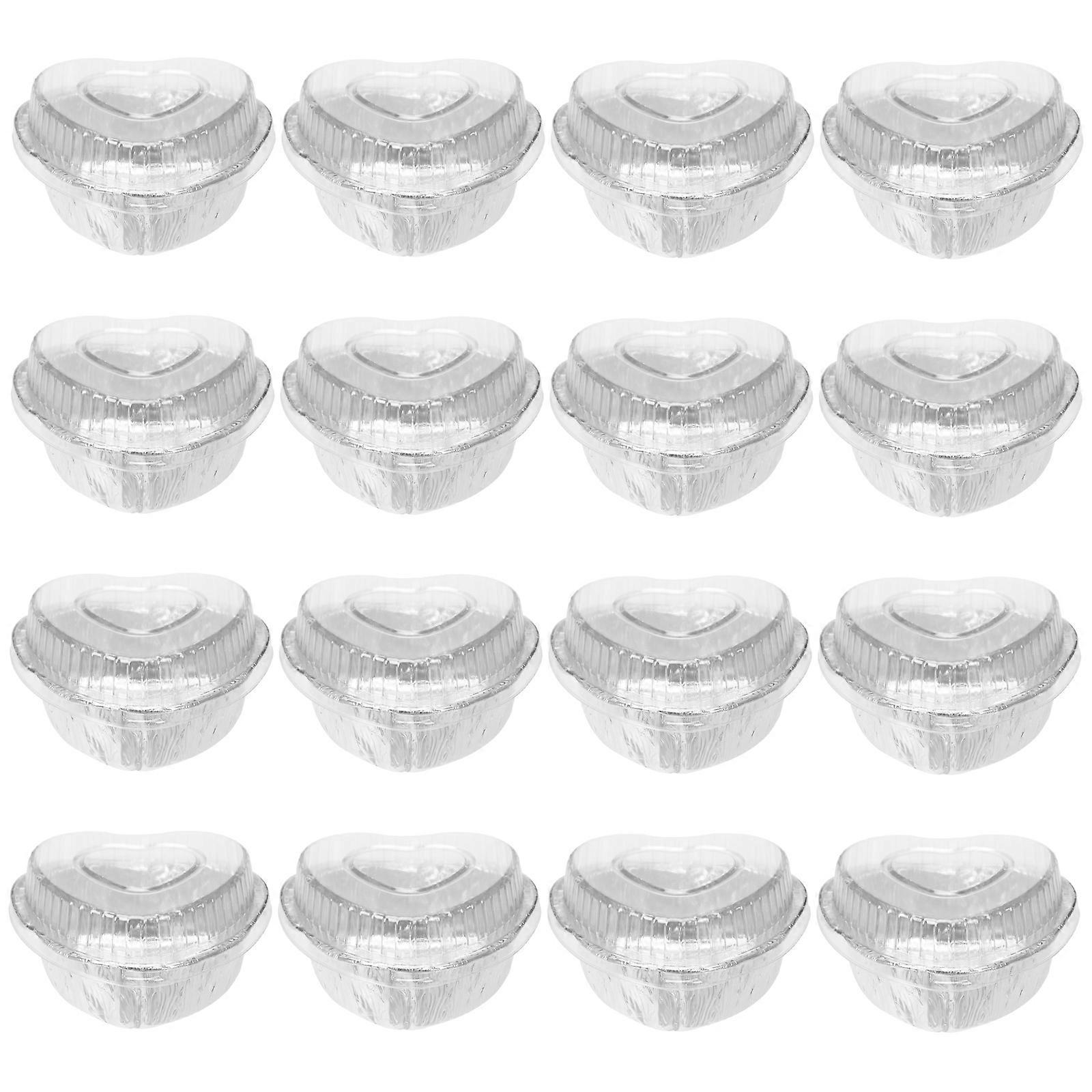 Small Tin Foil Pans High Temperature Resistance Takeout Packing Tin Boxes For Indoor Activities 20Pcs