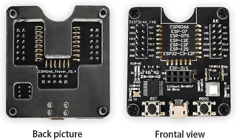 ESP8266 Test Rack Module Programmer PCB for ESP-01, 01S, ESP32-C3-12F ...