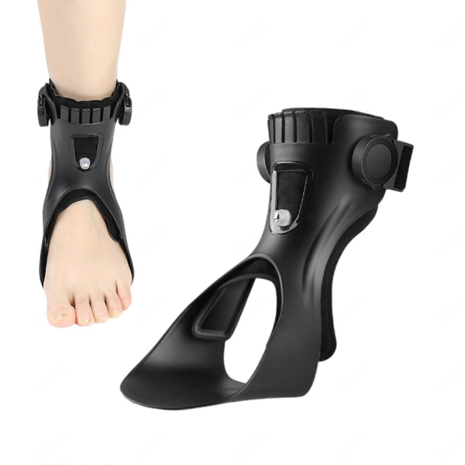 Drop Foot Brace XL Left, Lightweight Orthosis for Hemiplegia and Stroke, Compatible with Shoes for Enhanced Walking Support