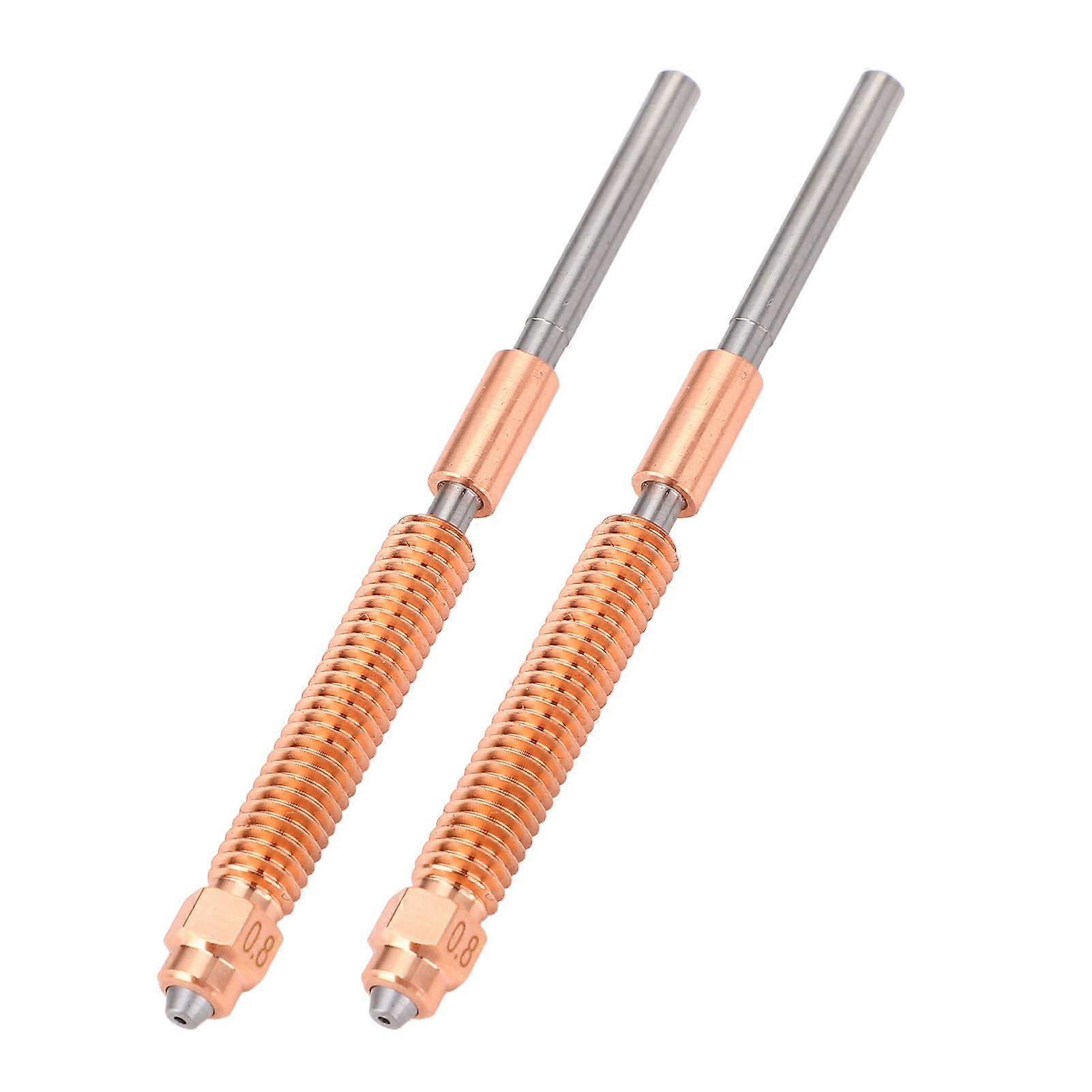 3D printer nozzle, precision engineering for quick disassembly 3D hotend nozzle for (0.8 mm)