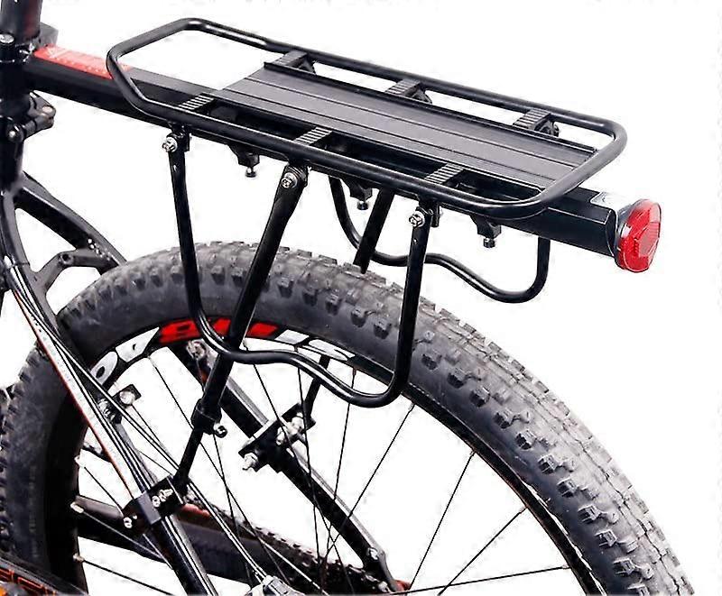 H022B Bicycle Pannier Rack with Reflector Side Protection Frame Saddle / Frame Mounting Adjustable Bicycle Rear Seat