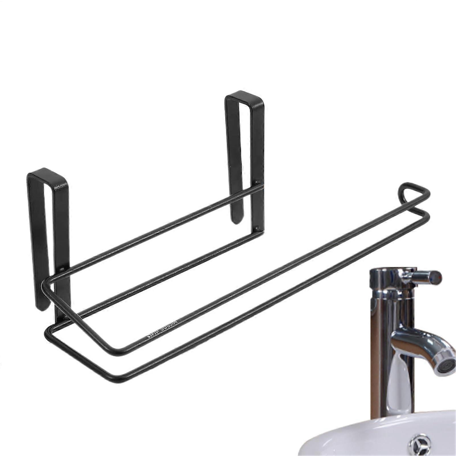 Kitchen Roll Holder, Wall-Mounted Paper Towel Rack, Space-Saving Under-Cabinet Design, Multi-Purpose, 30x10.5x10 cm for Dorms